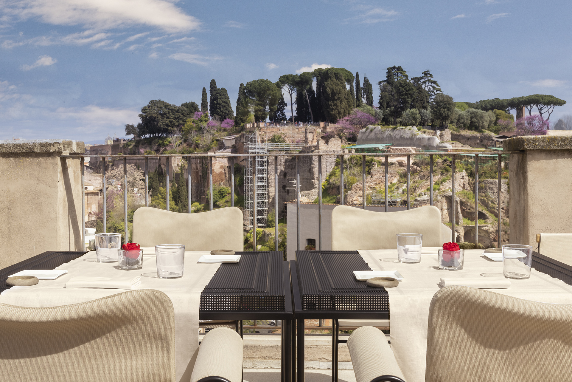 aperitivo con vista a Roma